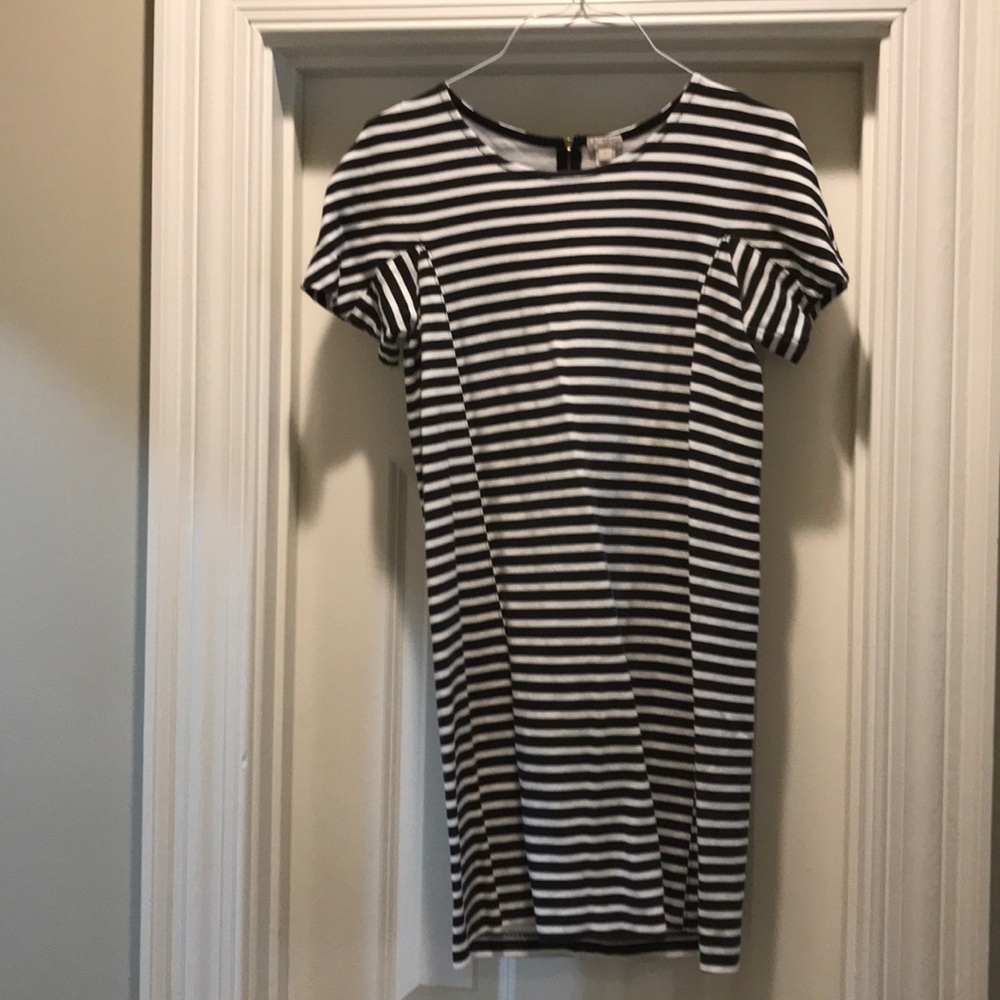 Striped jcrew dress